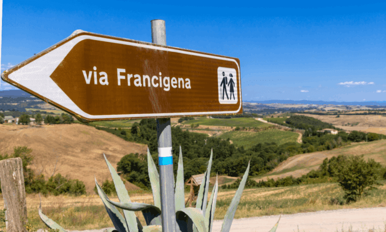 via francigena route sign